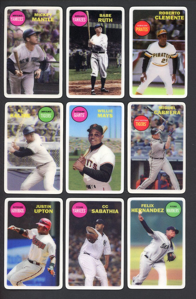 2012 Topps Archives 3-D Baseball Complete Set Ruth Mantle 558571