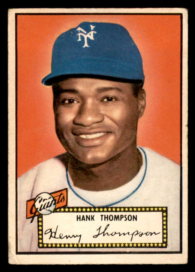 1952 Topps Baseball #003 Hank Thompson Giants VG Red 558588