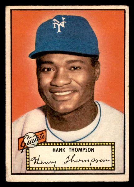 1952 Topps Baseball #003 Hank Thompson Giants VG Red 558588