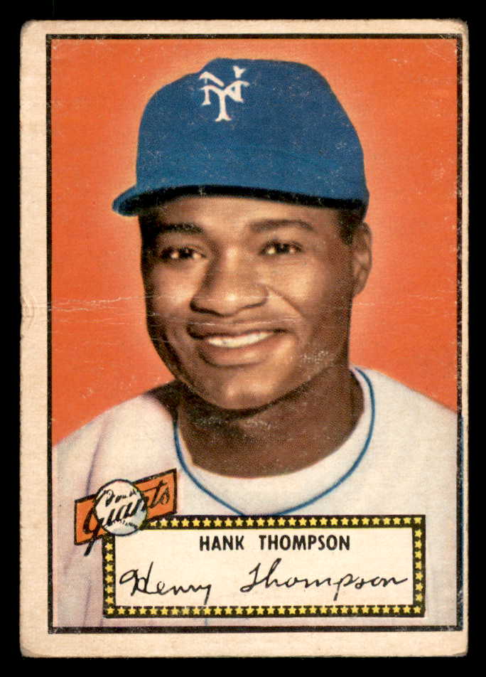 1952 Topps Baseball #003 Hank Thompson Giants GD-VG Red 558590