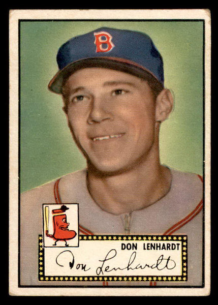 1952 Topps Baseball #004 Don Lenhardt Red Sox VG-EX Black 558591