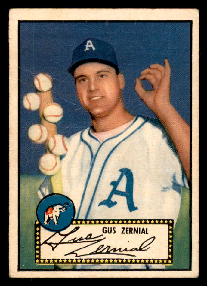 1952 Topps Baseball #031 Gus Zernial A's GD-VG Red 558616