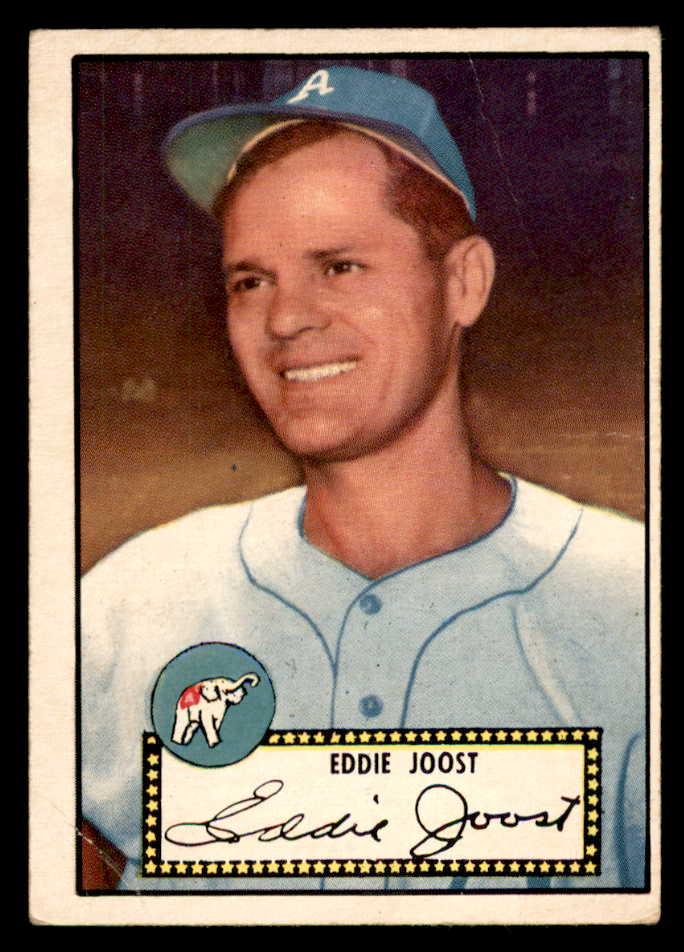 1952 Topps Baseball #045 Eddie Joost A's VG Black 558635