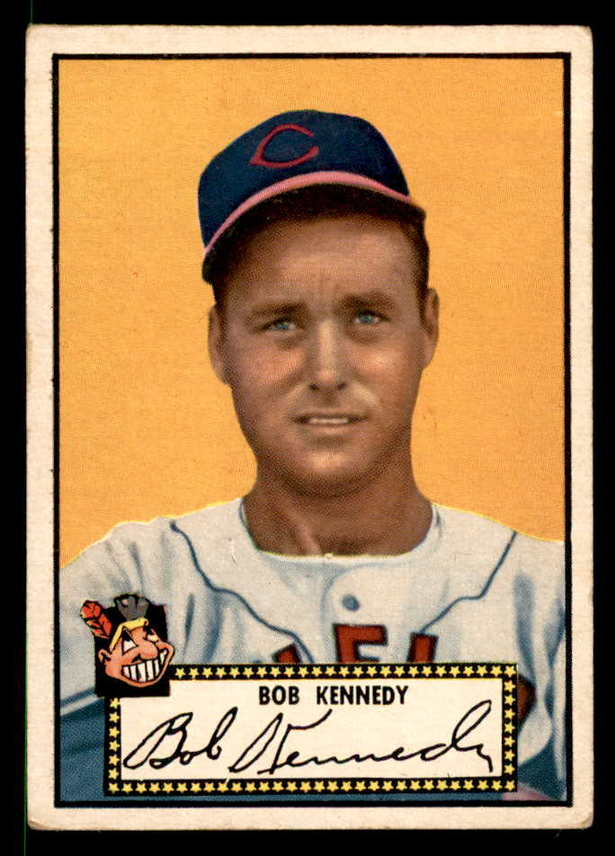 1952 Topps Baseball #077 Bob Kennedy Indians VG-EX Black 558668
