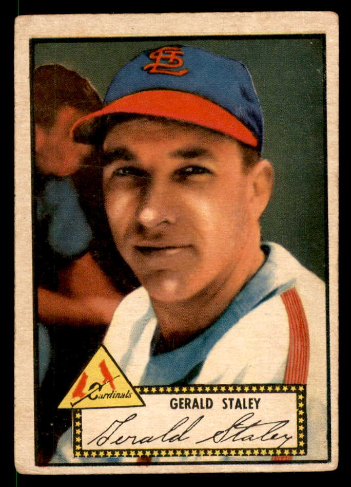 1952 Topps Baseball #079 Jerry Staley Cardinals GD-VG Red 558669