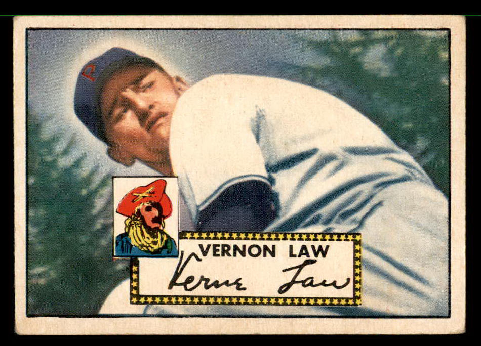 1952 Topps Baseball #081 Vern Law Pirates VG 558674
