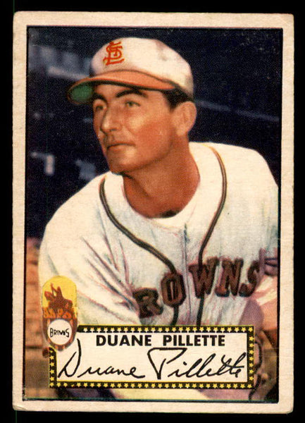 1952 Topps Baseball #082 Duane Pillette Browns GD-VG 558675