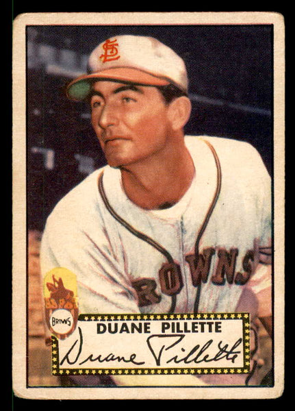 1952 Topps Baseball #082 Duane Pillette Browns GD-VG 558676