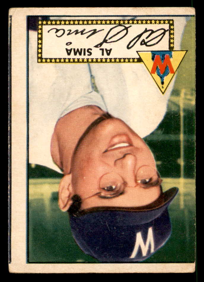 1952 Topps Baseball #093 Al Sima Senators VG 558687