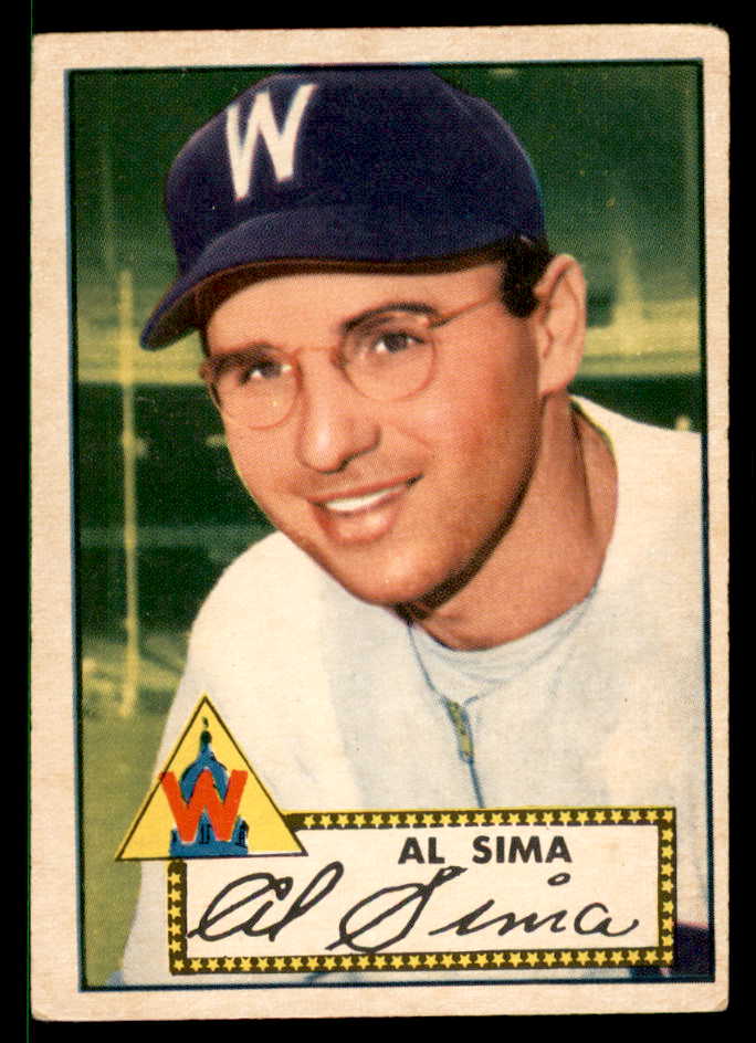 1952 Topps Baseball #093 Al Sima Senators VG-EX 558688