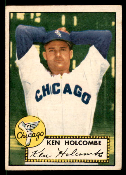 1952 Topps Baseball #095 Ken Holcombe White Sox VG 558690