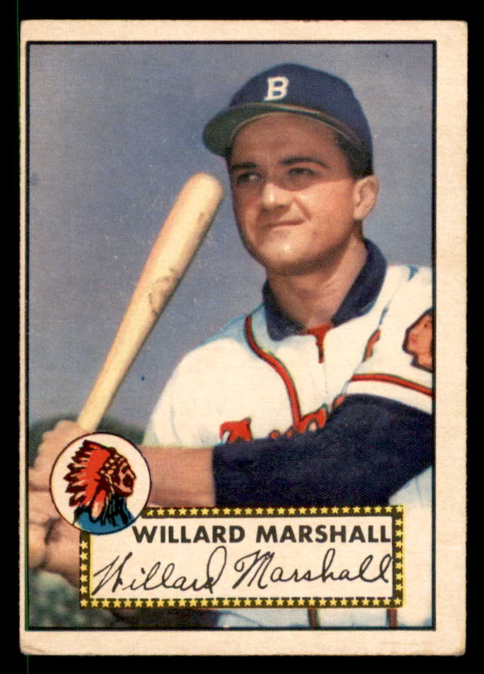 1952 Topps Baseball #096 Willard Marshall Braves VG-EX 558691