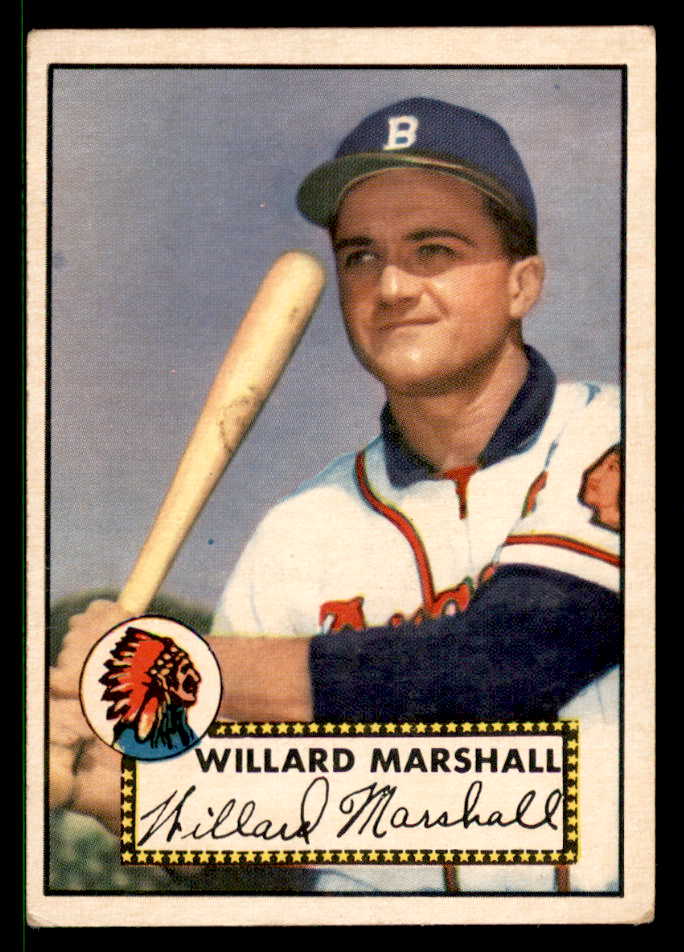 1952 Topps Baseball #096 Willard Marshall Braves VG 558692