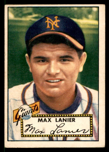 1952 Topps Baseball #101 Max Lanier Giants VG-EX 558697