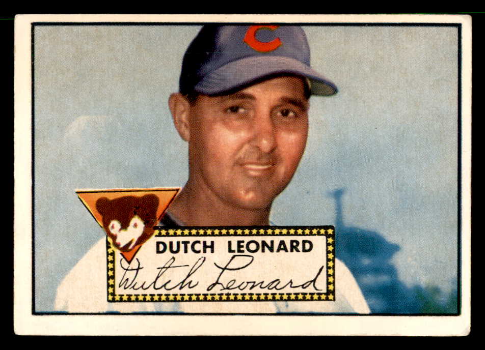 1952 Topps Baseball #110 Dutch Leonard Cubs VG 558705