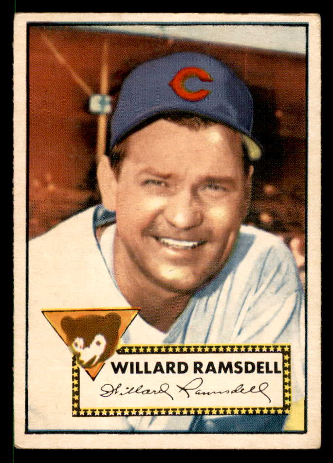 1952 Topps Baseball #114 Willard Ramsdell Cubs GD-VG 558709
