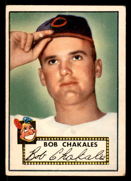 1952 Topps Baseball #120 Bob Chakales Indians VG 558712