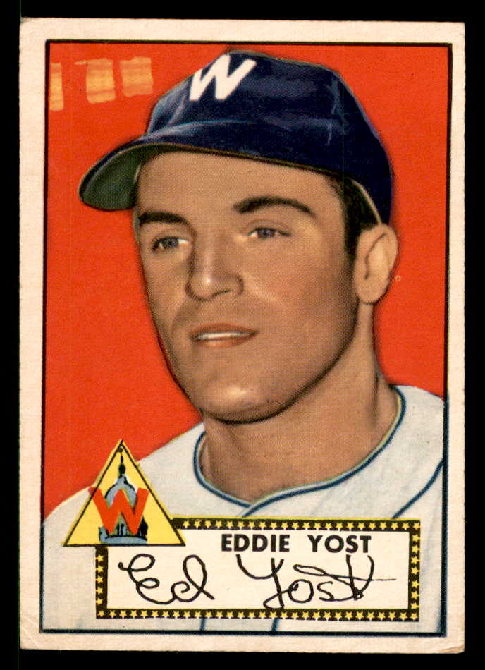 1952 Topps Baseball #123 Eddie Yost Senators VG 558718
