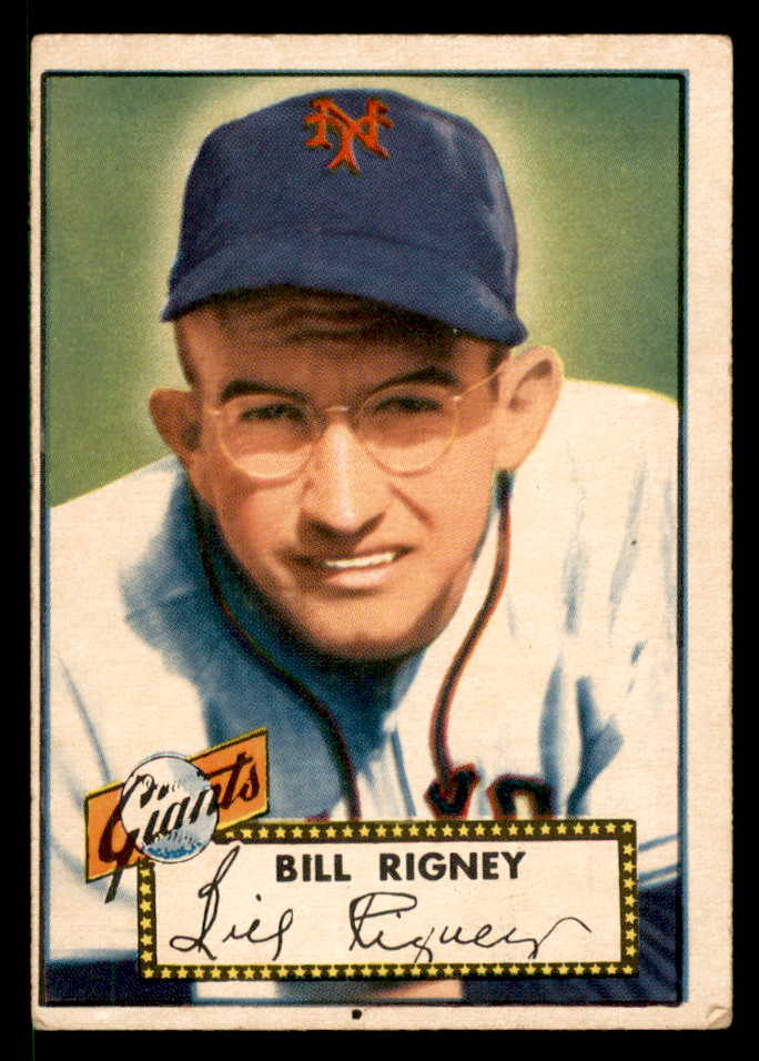 1952 Topps Baseball #125 Bill Rigney Giants VG 558722