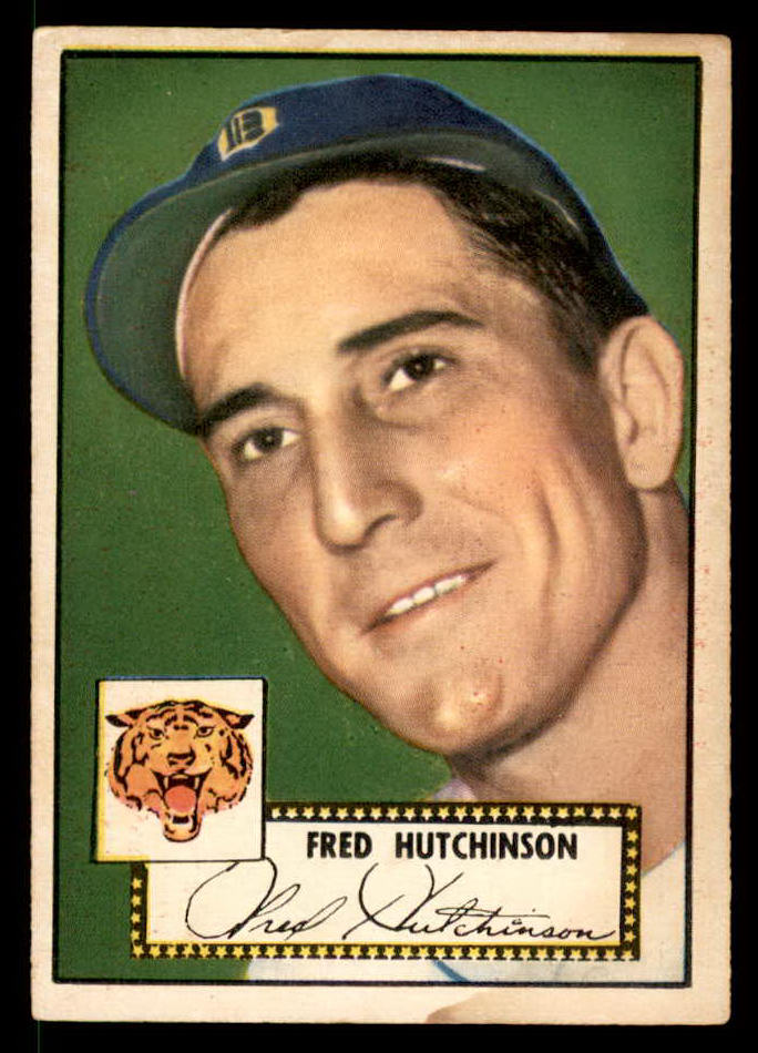1952 Topps Baseball #126 Fred Hutchinson Tigers VG 558723