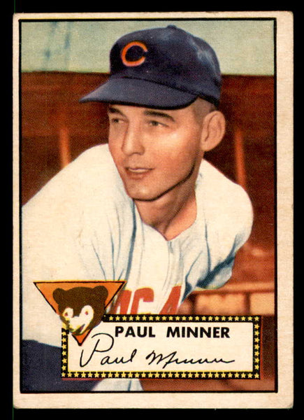 1952 Topps Baseball #127 Paul Minner Cubs VG-EX 558724