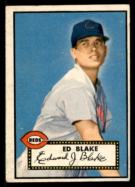 1952 Topps Baseball #144 Ed Blake Reds VG 558744