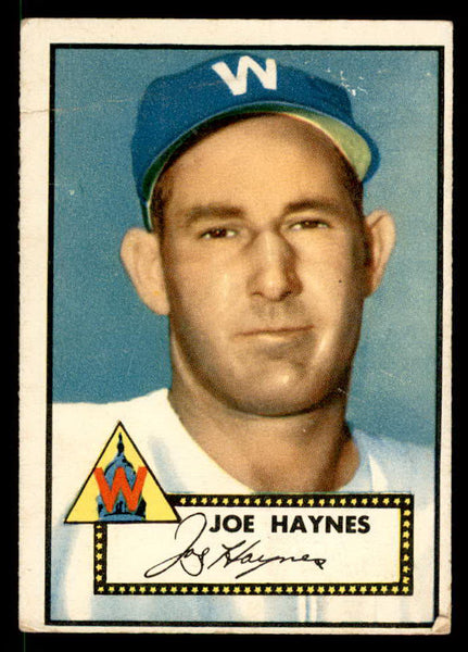 1952 Topps Baseball #145 Joe Haynes Senators VG 558745