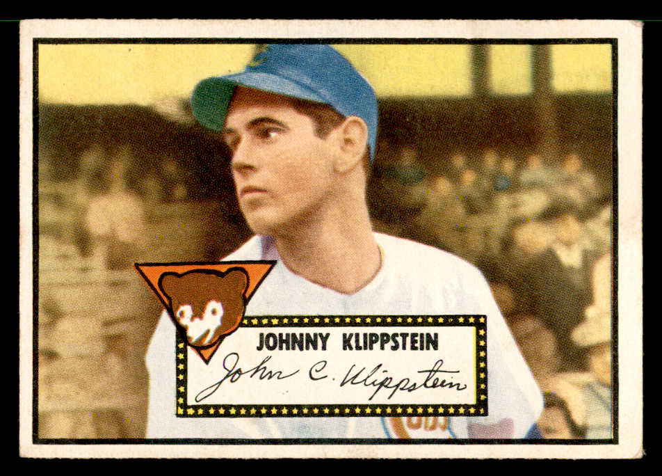 1952 Topps Baseball #148 Johnny Klippstein Cubs VG-EX 558749