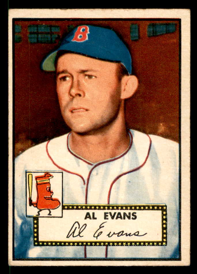 1952 Topps Baseball #152 Al Evans Red Sox VG-EX 558751