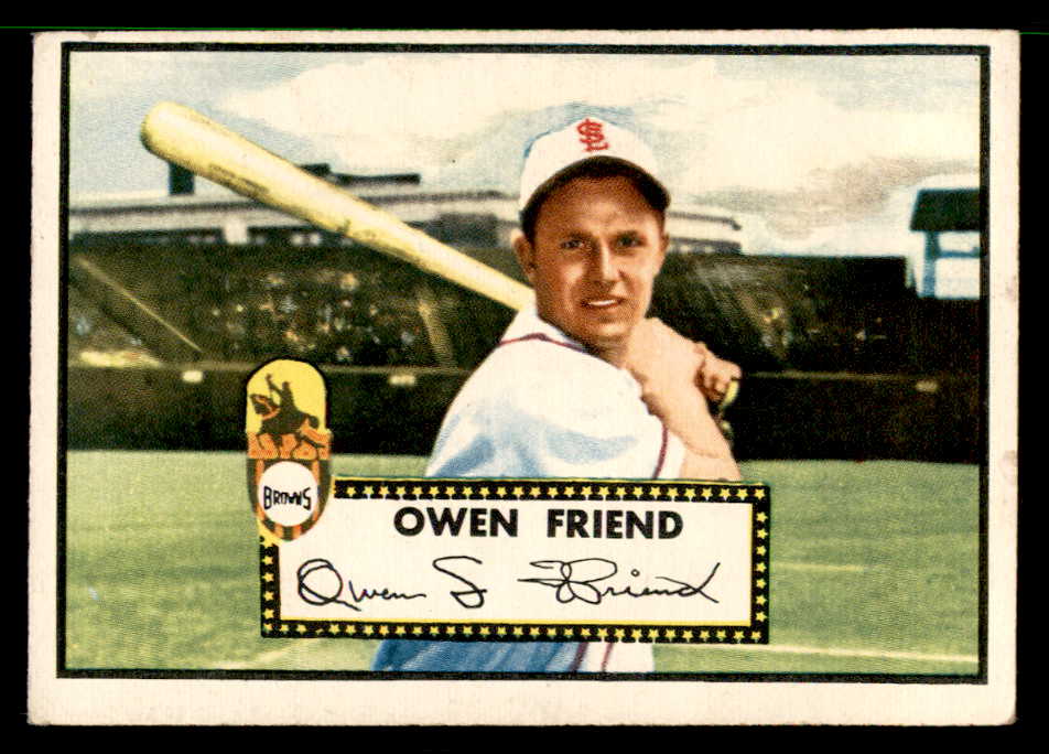 1952 Topps Baseball #160 Owen Friend Browns VG 558755