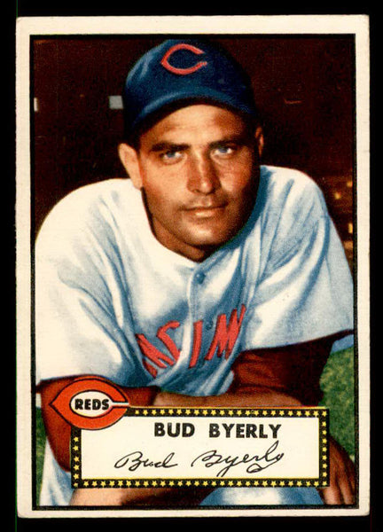 1952 Topps Baseball #161 Bud Byerly Reds VG-EX 558758