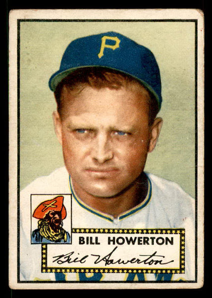 1952 Topps Baseball #167 Bill Howerton Pirates VG 558764