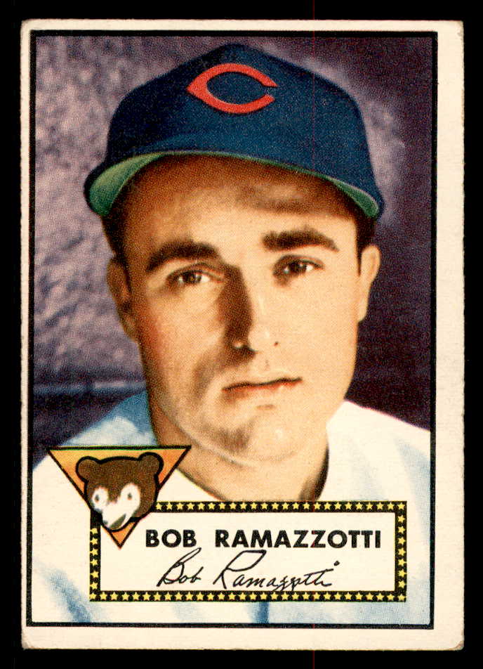1952 Topps Baseball #184 Bob Ramazzotti Cubs VG 558772