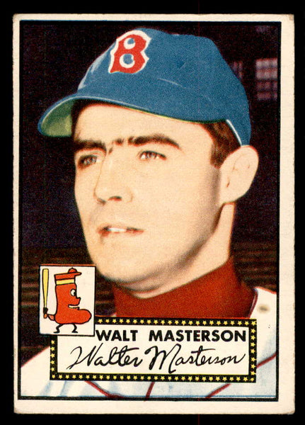 1952 Topps Baseball #186 Walt Masterson Red Sox VG-EX 558775