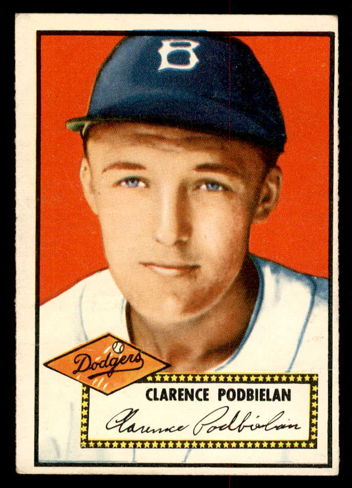 1952 Topps Baseball #188 Bud Podbielan Dodgers VG 558776