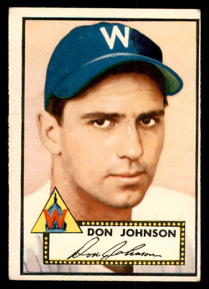 1952 Topps Baseball #190 Don Johnson Senators VG-EX 558777