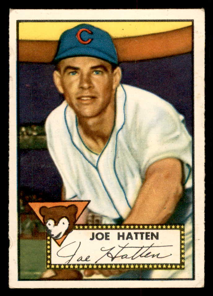 1952 Topps Baseball #194 Joe Hatten Cubs VG 558781