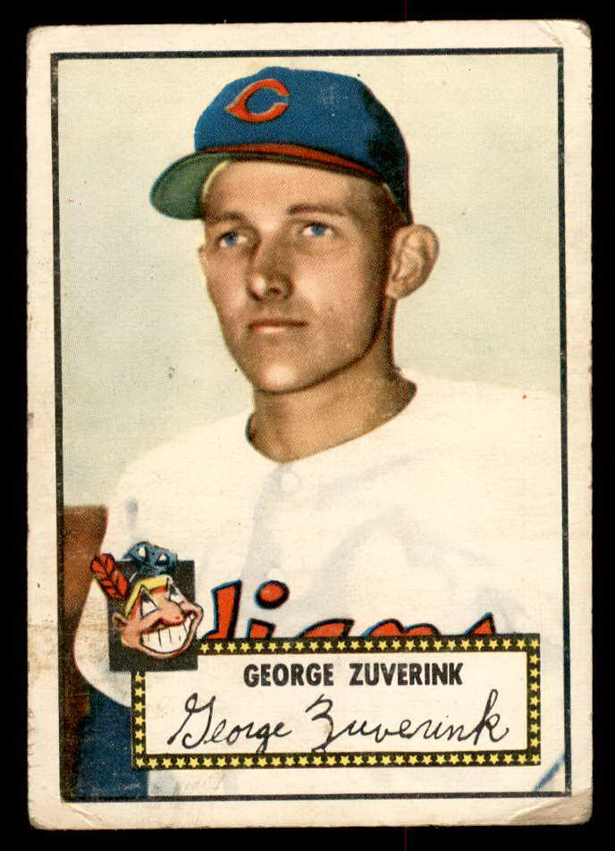 1952 Topps Baseball #199 George Zuverink Indians GD-VG 558789