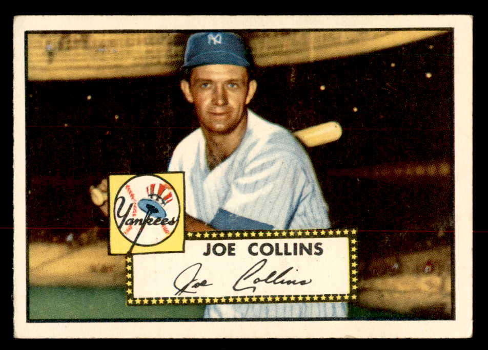 1952 Topps Baseball #202 Joe Collins Yankees VG 558793