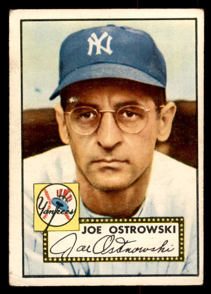 1952 Topps Baseball #206 Joe Ostrowski Yankees GD-VG 558798
