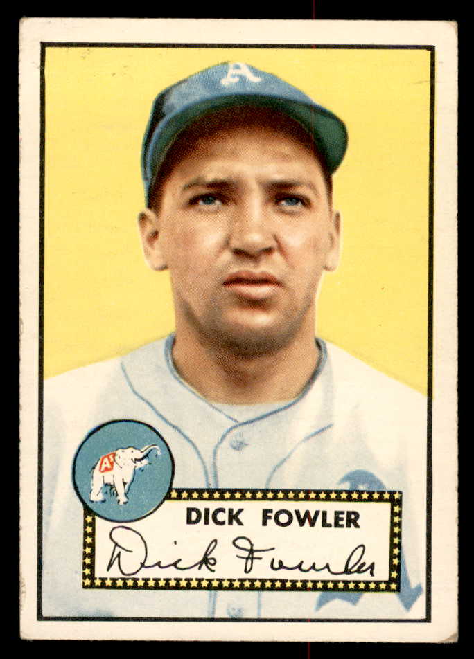 1952 Topps Baseball #210 Dick Fowler A's GD-VG 558802