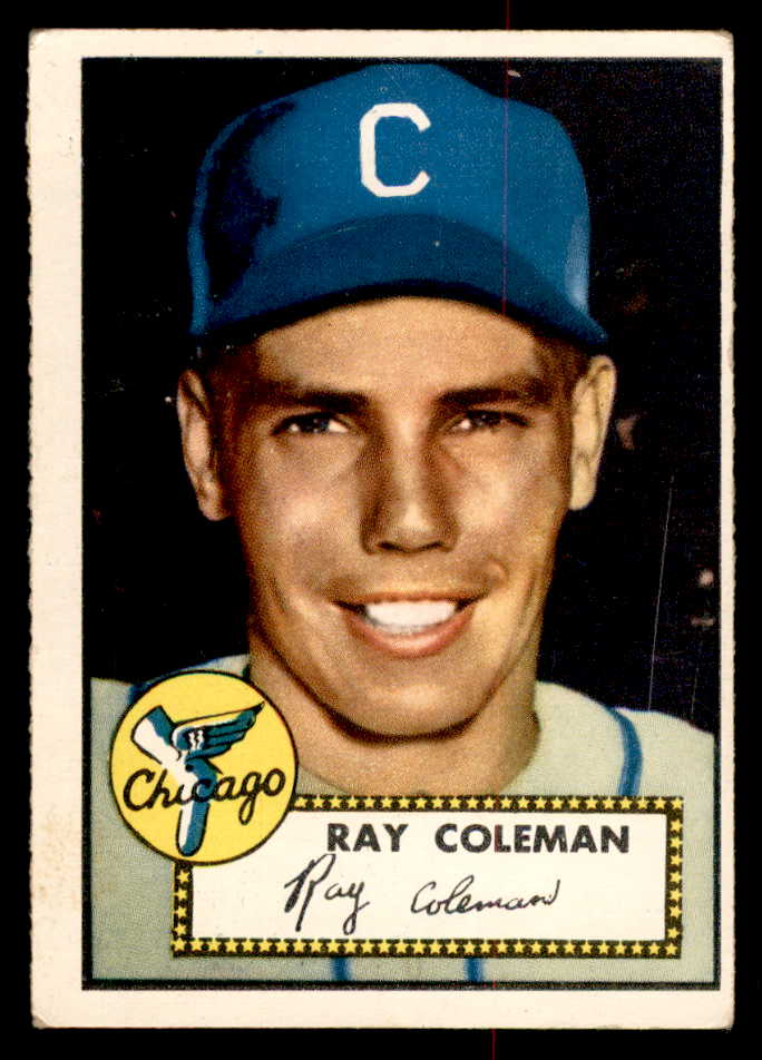 1952 Topps Baseball #211 Ray Coleman White Sox VG 558803