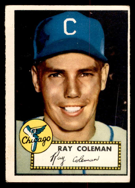 1952 Topps Baseball #211 Ray Coleman White Sox VG 558803