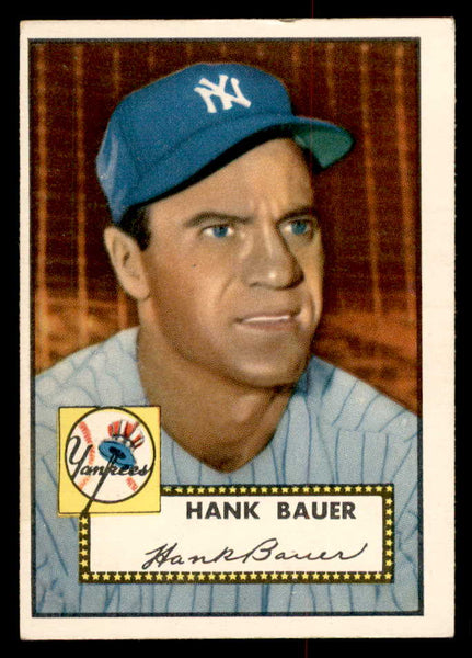 1952 Topps Baseball #215 Hank Bauer Yankees VG-EX 558808