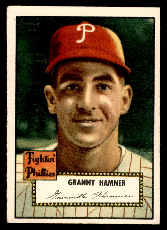 1952 Topps Baseball #221 Granny Hamner Phillies VG 558816