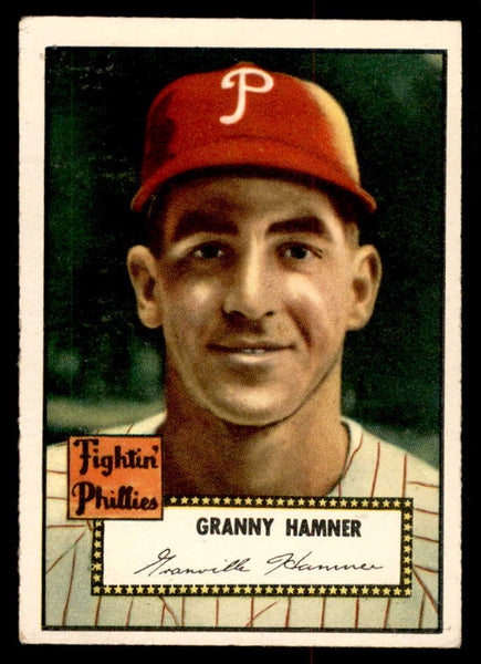 1952 Topps Baseball #221 Granny Hamner Phillies VG 558816