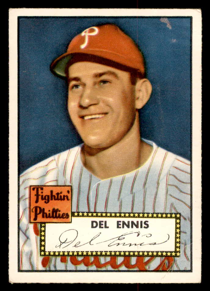 1952 Topps Baseball #223 Del Ennis Phillies VG-EX 558817
