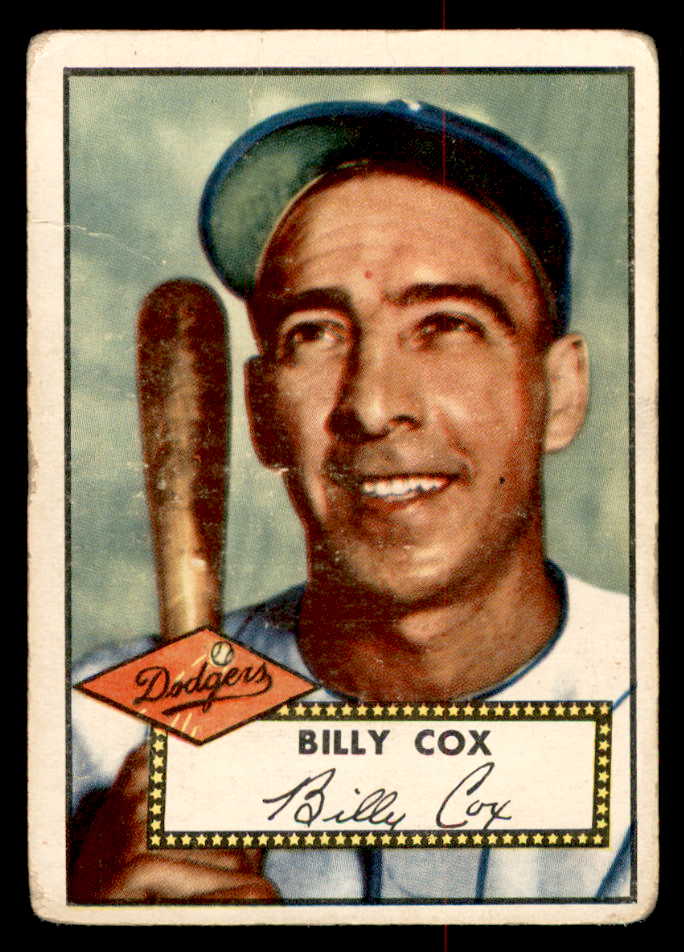1952 Topps Baseball #232 Billy Cox Dodgers GD-VG 558829