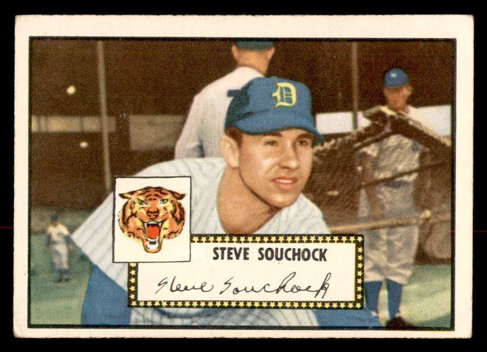 1952 Topps Baseball #234 Steve Souchock Tigers VG 558832