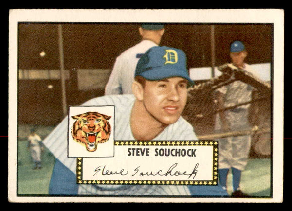 1952 Topps Baseball #234 Steve Souchock Tigers VG 558832